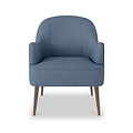 Todd Colbolt Blue Statement Chair for Living Room or Bedroom