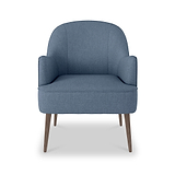 Todd Colbolt Blue Statement Chair for Living Room or Bedroom