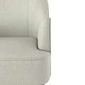 Todd Silk Accent Chair for Living Room or Bedroom