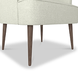 Todd Silk Accent Chair for Living Room or Bedroom