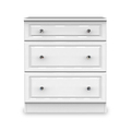 Kinsley White Gloss 3 Piece Bedroom Set from Roseland