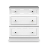 Kinsley White Gloss 3 Piece Bedroom Set from Roseland