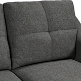 Justin Charcoal 2 Seater Sofa