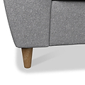 Justin Silver 2 Seater Sofa