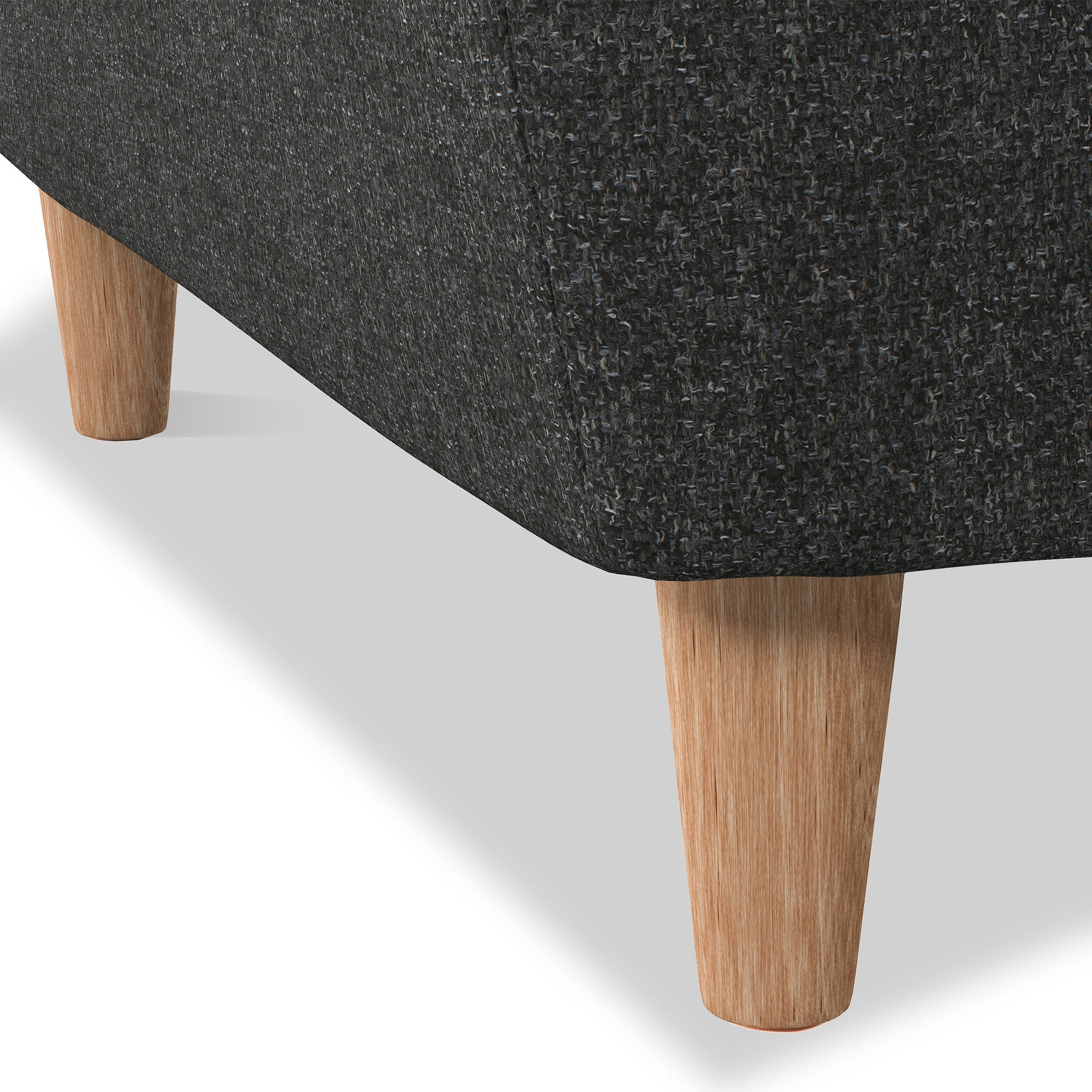 Justin Charcoal 3 Seater Sofa