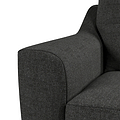 Justin Charcoal 3 Seater Sofa