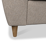 Justin Oatmeal 3 Seater Sofa