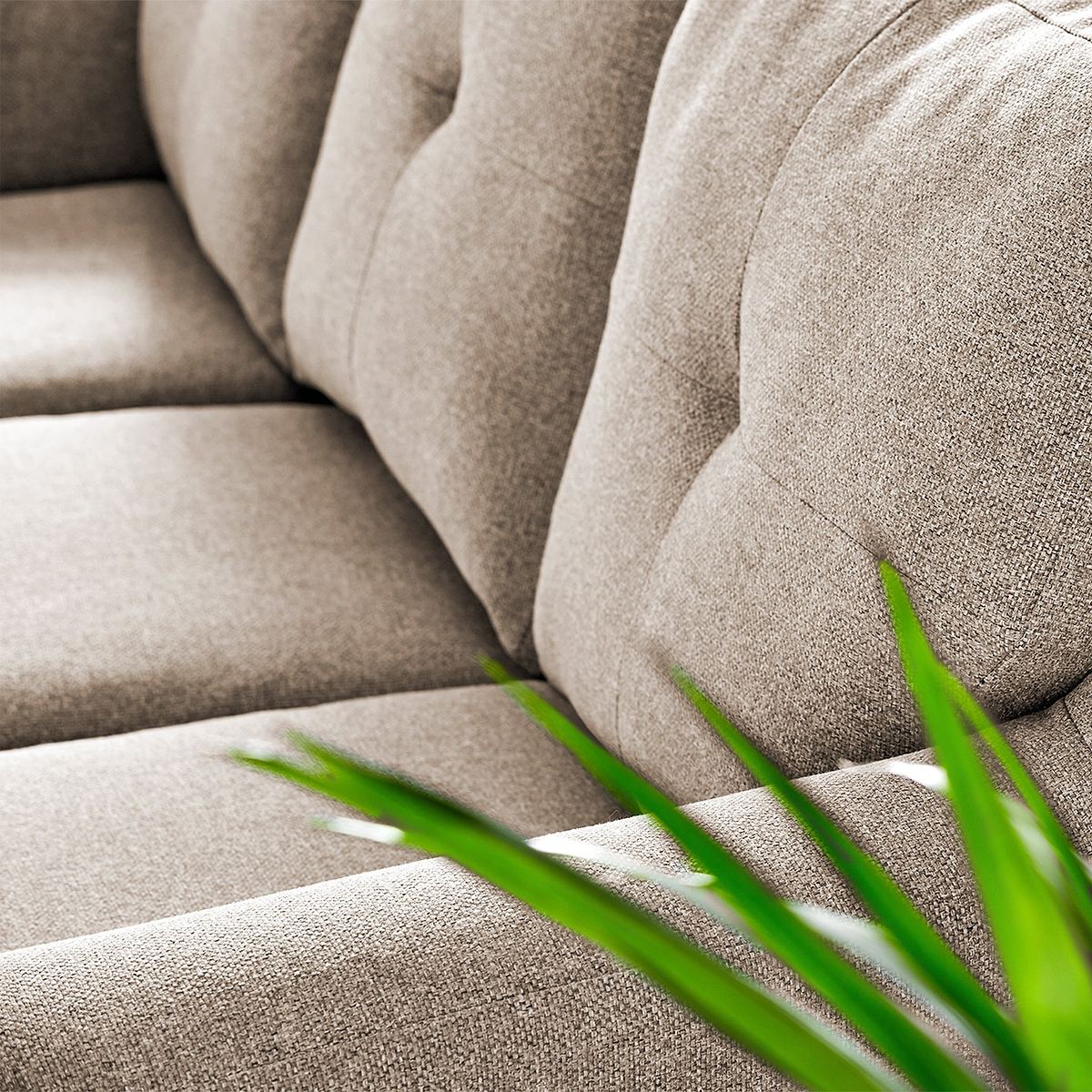 Justin Oatmeal 3 Seater Sofa