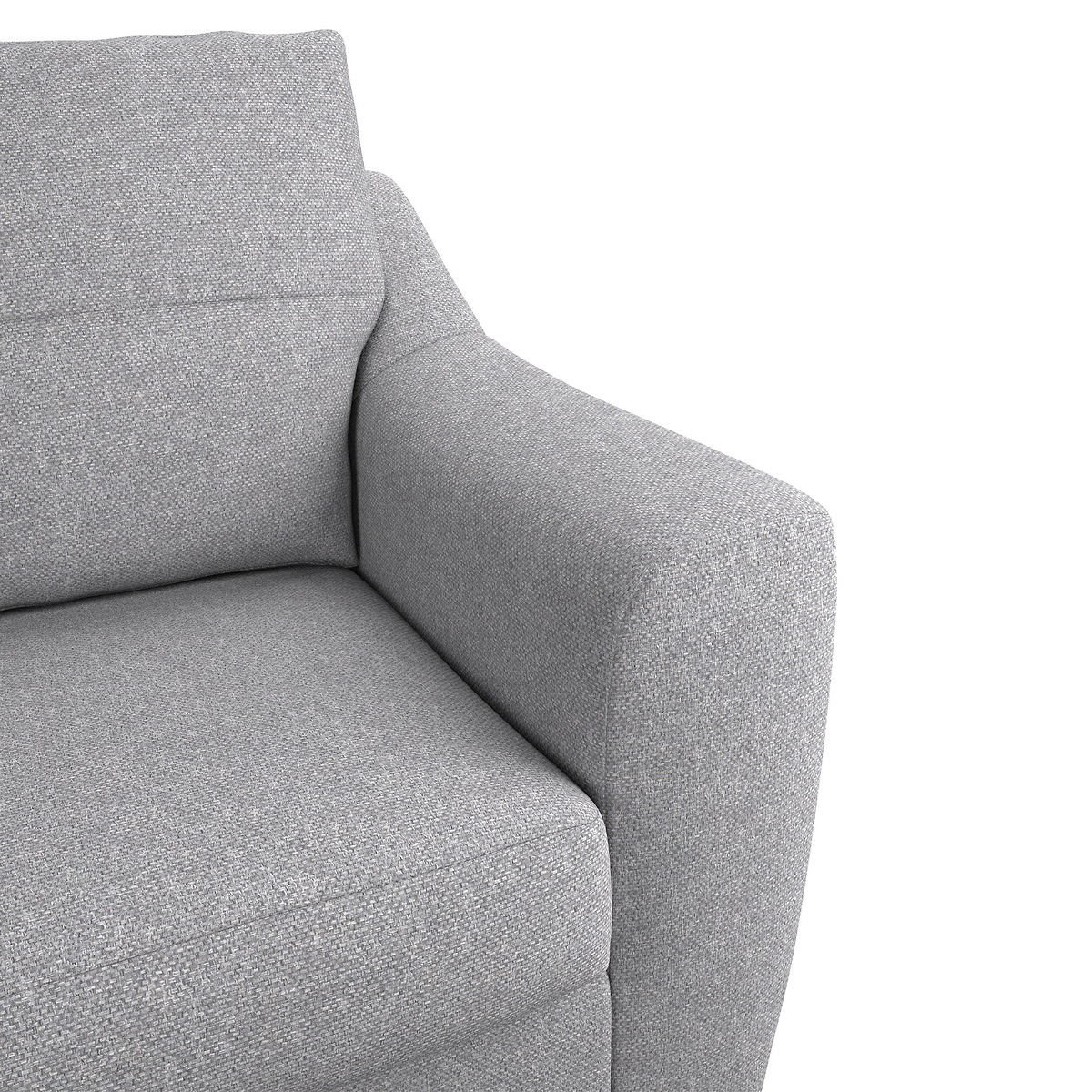 Justin Silver 3 Seater Sofa