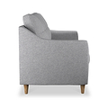 Justin Silver 3 Seater Sofa
