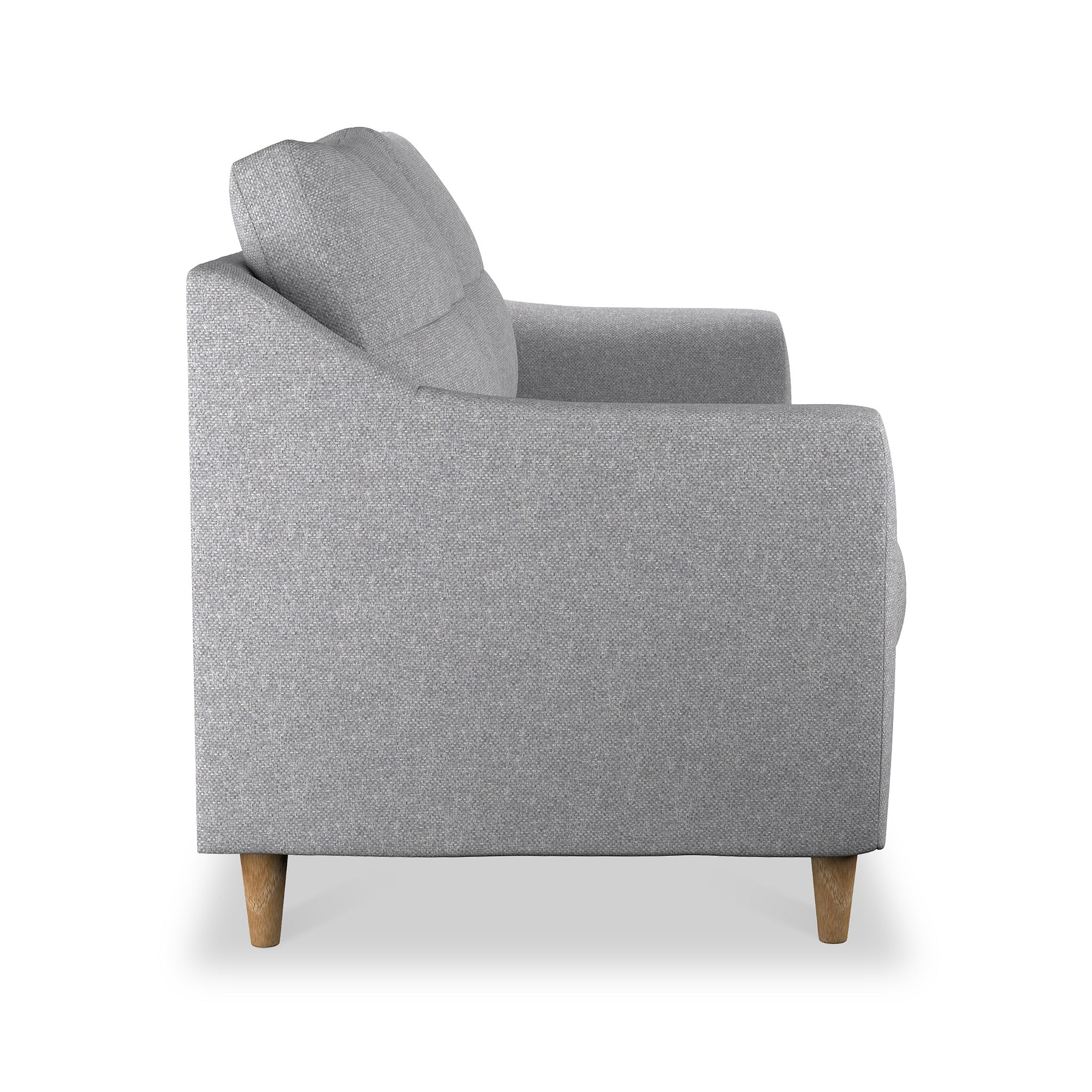 Justin Silver 3 Seater Sofa