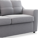 Justin Silver Sofa bed