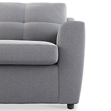 Justin Silver Sofa bed