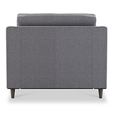 Justin Silver Snuggle Armchair