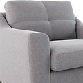 Justin Silver Snuggle Armchair