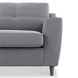 Justin Silver Snuggle Armchair