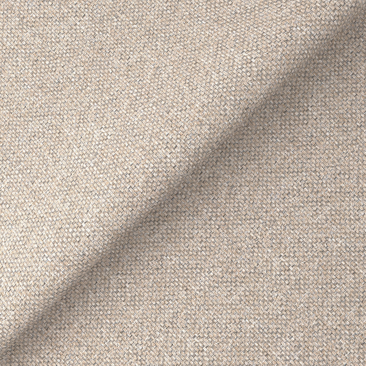 Justin Oatmeal Small Storage Footstool Fabric