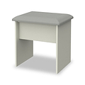 Beckett Cream Gloss Dressing Table with Stool from Roseland