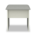 Beckett Cream Gloss Dressing Table with Stool from Roseland