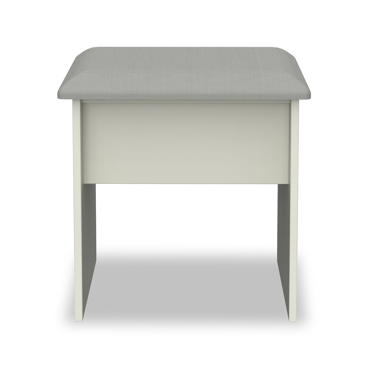 Beckett Cream Gloss Dressing Table with Stool from Roseland