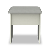 Beckett Cream Gloss Dressing Table with Stool from Roseland