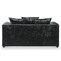 Tamara Black Crushed Velvet 2 Seater Sofa