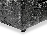 Tamara Black Crushed Velvet 2 Seater Sofa