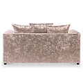 Tamara Mink Crushed Velvet 2 Seater Sofa