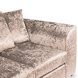 Tamara Mink Crushed Velvet 2 Seater Sofa