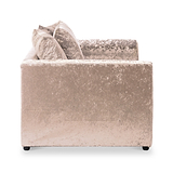 Tamara Mink Crushed Velvet 2 Seater Sofa
