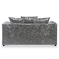 Tamara Silver Crushed Velvet 2 Seater Sofa