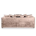 Tamara Mink Crushed Velvet 3 Seater Sofa