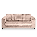 Tamara Mink Crushed Velvet 3 Seater Sofa from Roseland Furniture