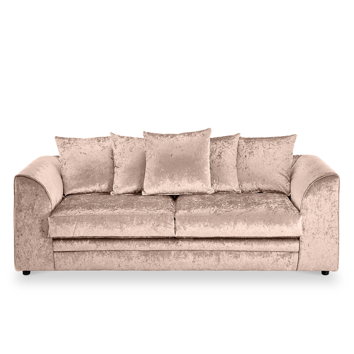 Tamara Mink Crushed Velvet 3 Seater Sofa from Roseland Furniture