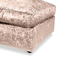 Tamara Mink Crushed Velvet Footstool