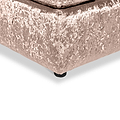 Tamara Mink Crushed Velvet Footstool