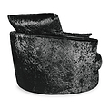 Tamara Black Crushed Velvet Swivel Chair