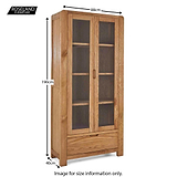 Size guide - Harvey Display Cabinet