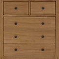 Broadway Oak 2 Over 3 Drawer Chest