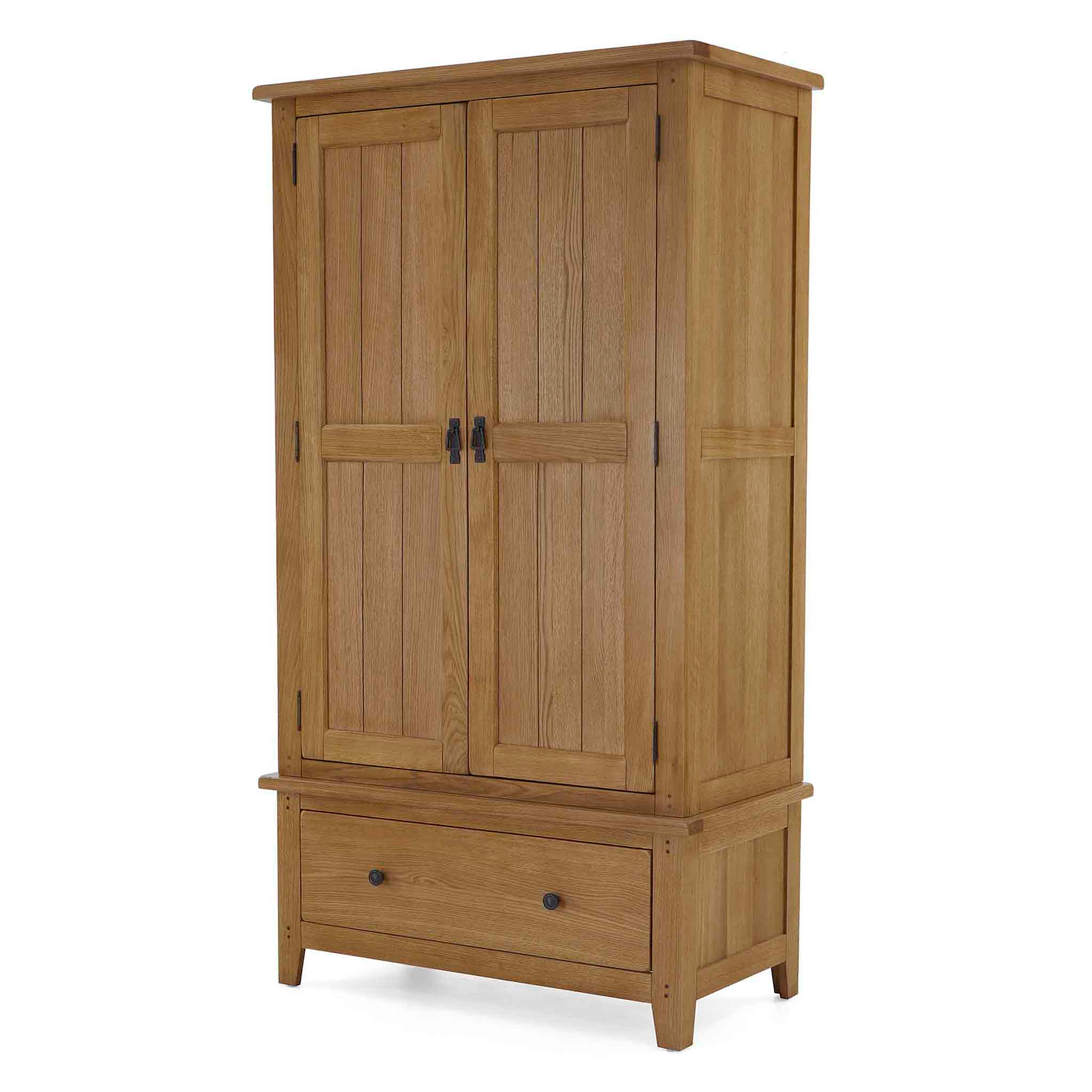 Broadway Oak Double Wardrobe