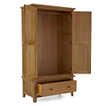Broadway Oak Double Wardrobe