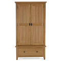 Broadway Oak Double Wardrobe