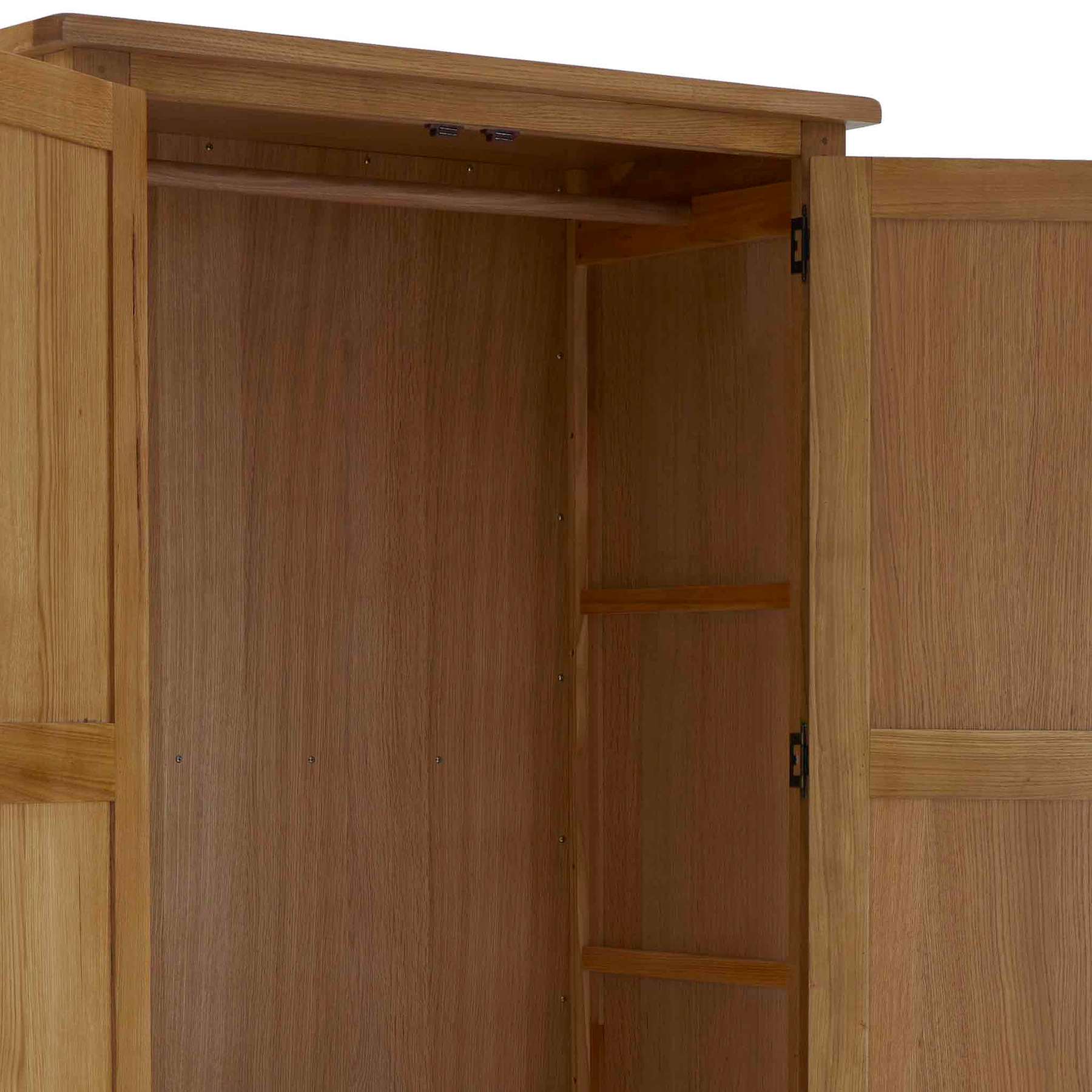 Broadway Oak Double Wardrobe
