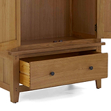 Broadway Oak Double Wardrobe