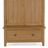 Broadway Oak Double Wardrobe