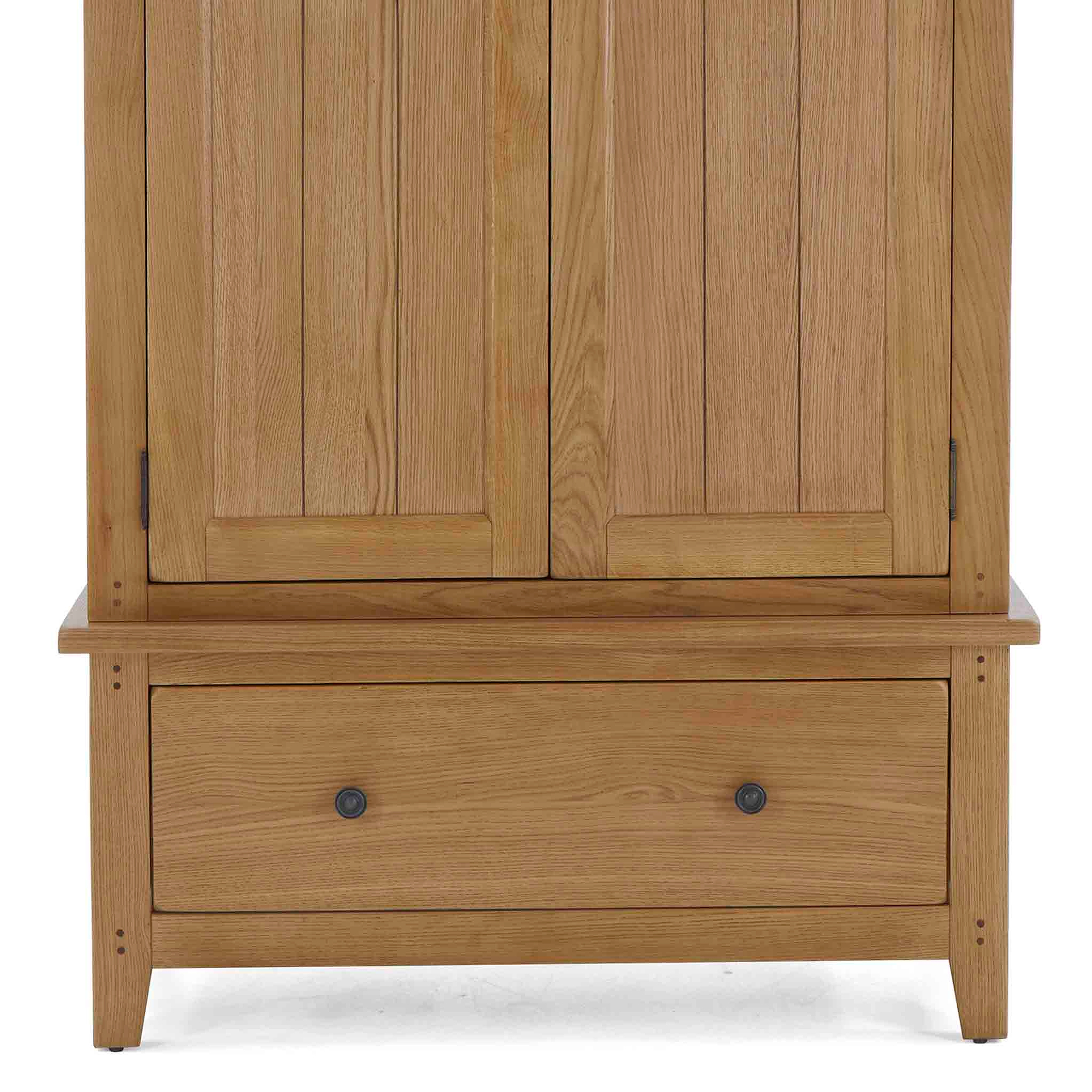 Broadway Oak Double Wardrobe