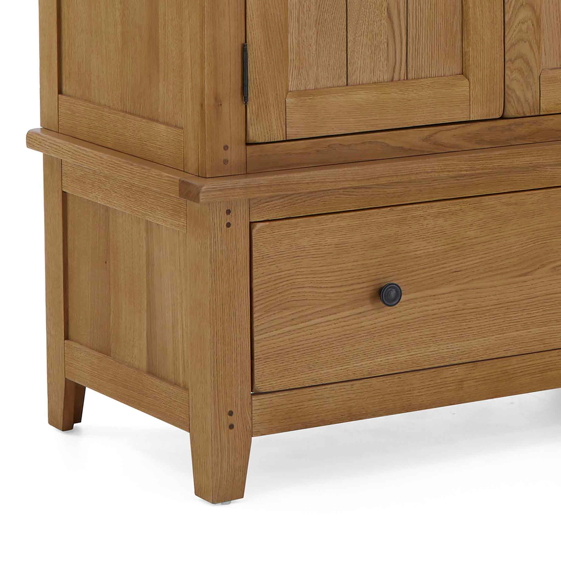 Broadway Oak Double Wardrobe