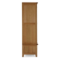 Broadway Oak Triple Wardrobe - Side on view