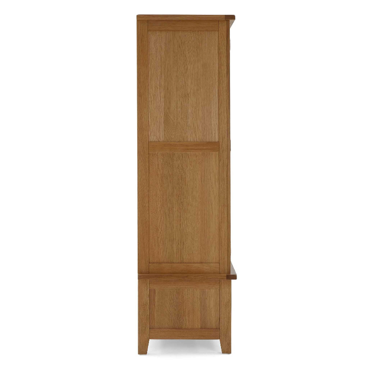 Broadway Oak Triple Wardrobe - Side on view