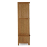 Broadway Oak Triple Wardrobe - Side on view